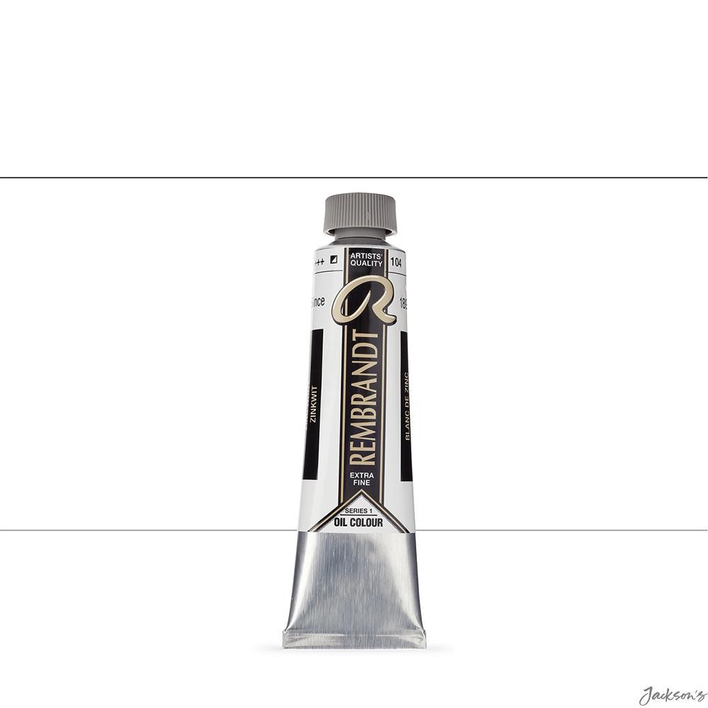Royal Talens Rembrandt Oil Paint Tube Zinc White 40ml For Artists