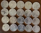 Beautiful Roll of 20 Morgan Silver Dollars 1921, 1898, 1880