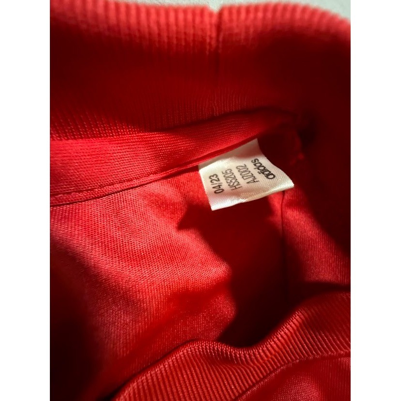 Flamengo Adidas Soccer Jersey Red Black Geometric Youth 14A Short Sleeve thumbnail 4