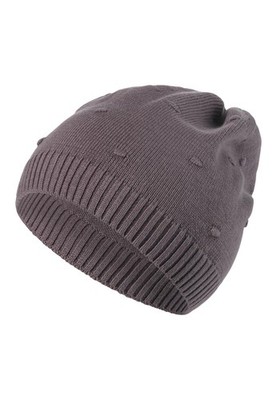 Strickmütze Mädchen Gr. 43 flieder - Sterntaler Bio Baumwolle Beanie GOTS