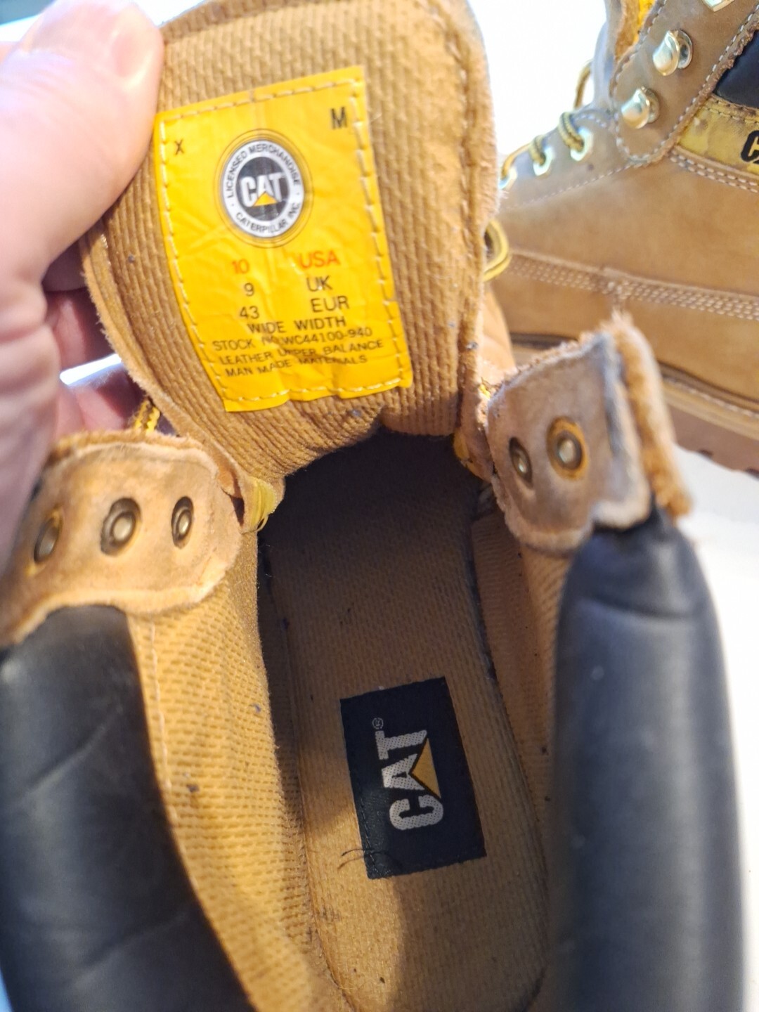 mens caterpillar boots size 9 eBay