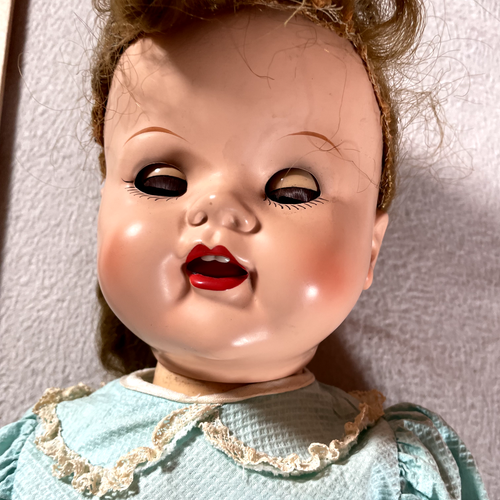 Vintage Ideal Ideal Doll Saucey Walker 24 Inch Brown Sleep Eyes 1950s Outfit - Picture 7 of 23