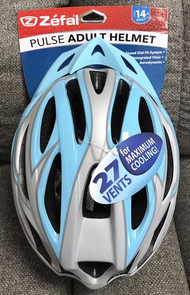 Casco Zefal Pulse adulto adulto 14+ azul y gris Foto 2 de 4