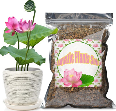 Aquatic Soil for Plants - 2.2LBS, Clay Aquarium Soil Suitable for Small Ponds &