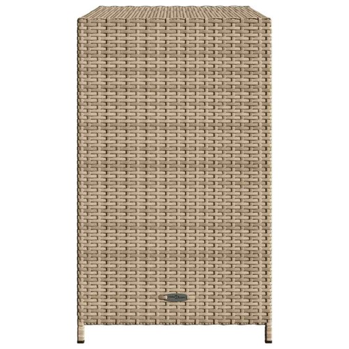 Gartenschrank Geräteschrank Beistellschrank Schrank Grau Poly Rattan vidaXL - Bild 56 von 73