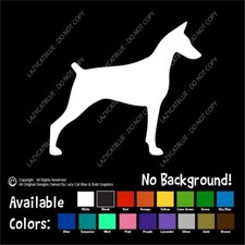 Doberman Decal Sticker Dobe Dobby Dobie Pet Dog Guard Breed Pinscher Love Life