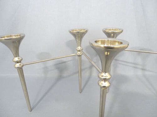Candelabro modular niquelado BMF Nagel Quist años 60 - Imagen 9 de 9