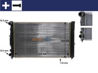 Mahle KüHler WasserküHler Passend FüR Audi A4 VW Passat Variant 8D2 B5 8D5 4B C5