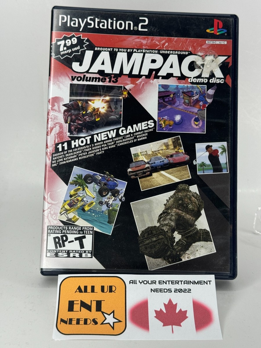 Jampack Demo Disk Volume 13 (Sony PlayStation 2, 2006) G PS2 CIB