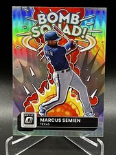 🔥 Marcus Semien  2022 Optic  * Bomb Squad * Silver Holo  - Rangers🔥