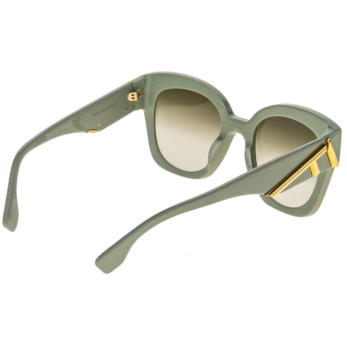 FENDI FIRST 40098 Green Logo Fashion Butterfly Sunglasses