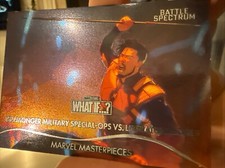 Marvel What If Battle Spectrum Chase Card BS8 Killmonger Military vs. Drones!