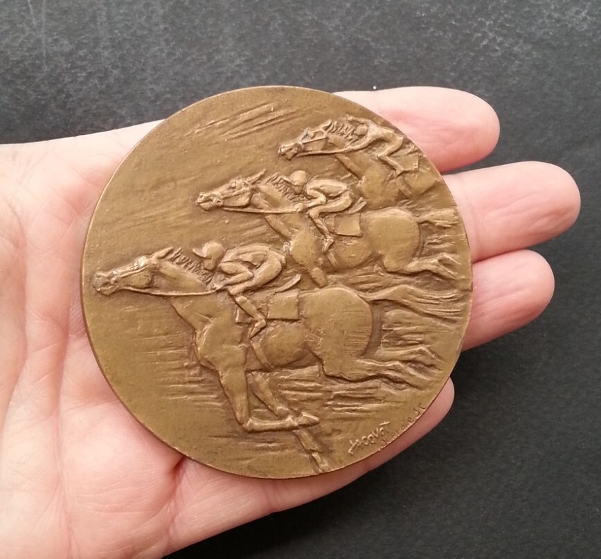 medaille concours de charolles 1896 en cuivre