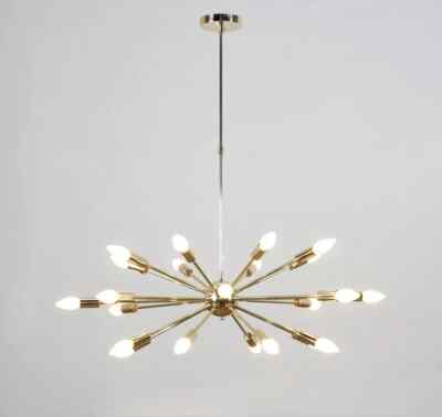 Gorgeous Mid Century Sputnik Chandelier Ceiling Pendent Lamp 24 light Fixture