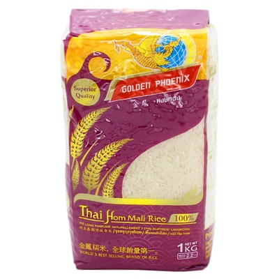 Golden Phoenix Langkorn Duftreis 1kg Jasminreis Gao Thom