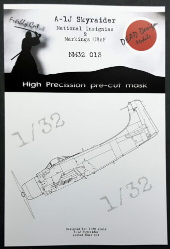 A-1J Skyraider Nat. Ins. Mask USAF for 1/32 Zoukei Mura - DEAD Design NM32013 - Picture 2 of 4