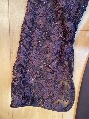 BROWN BEAUTY Davids Bridal Mother Of The Bride Size 6 Jacket Dress - Picture 4 of 19
