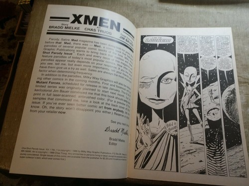 X-Men one-shot parody issue Dark Phoenix, Cerebus the Ardvark, Ronald Reagan '86 - Picture 2 of 11
