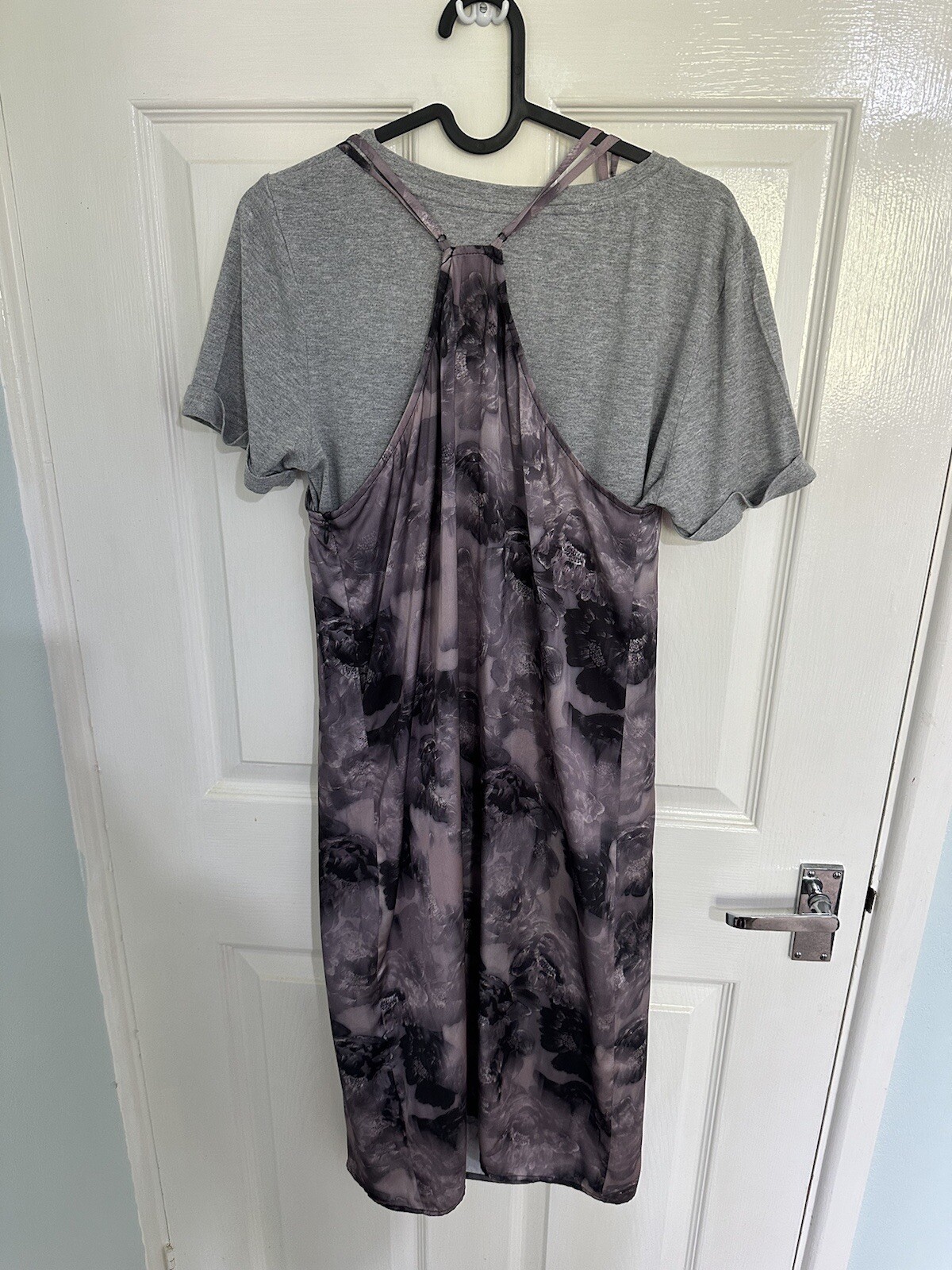 Next T-Shirt and Dress set - Size 10. Grey and Purple.