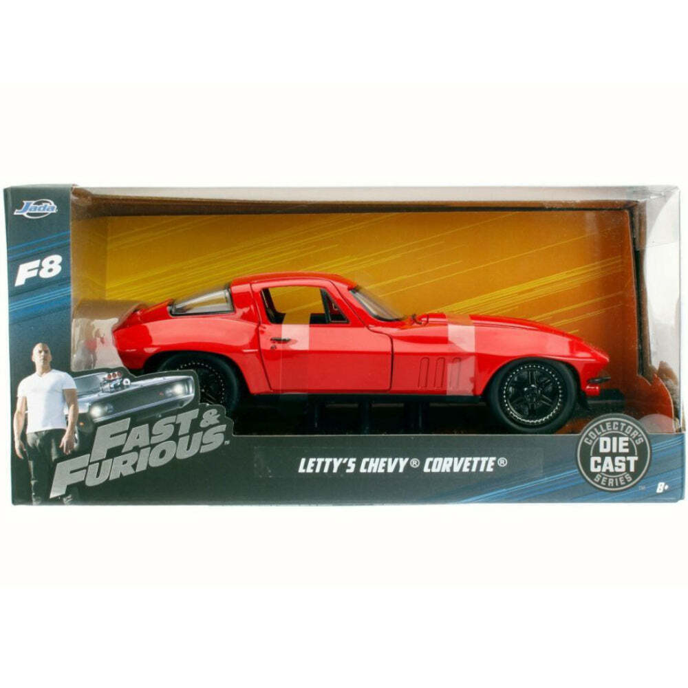 ミニカー 1:24 FAST &amp; FURIOUS DIECAST MINICAR Letty&#39;S Chevy Corvette dwos6rj Fast & Furious 1:24 Letty's 1966 Chevy Corvette Die-cast Car