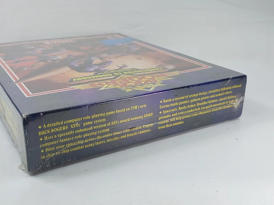 Buck Rogers Countdown to Doomsday PC game 5.25" SSI NEW ORIGINAL SEAL Big Box PC - Image 4 of 4