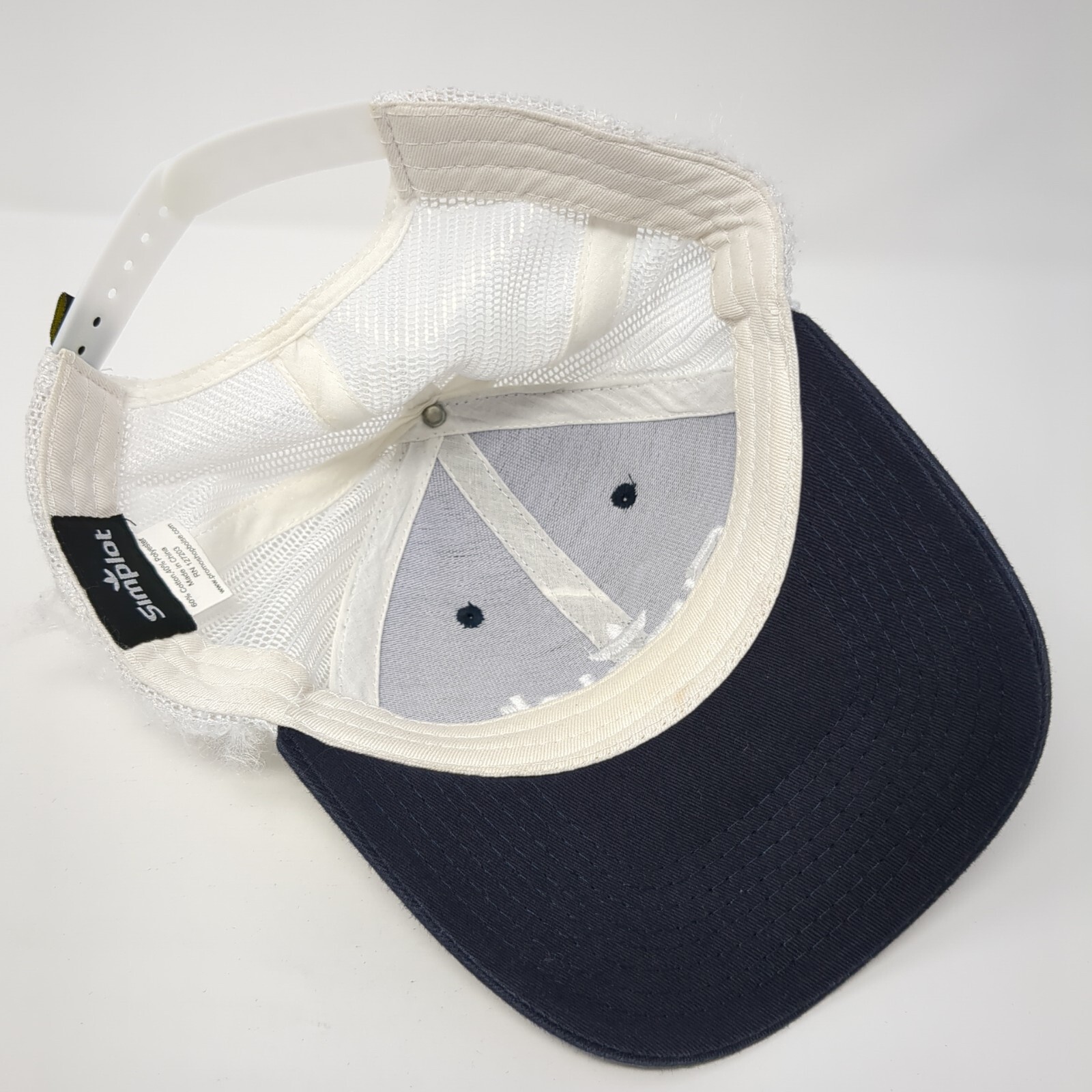 Simplot Snapback Mesh Back Trucker Hat Blue One S… - image 6