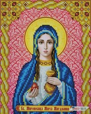 Bead Embroidery Kit Icon Saint Mary Magdalene DIY Needlework ri 4031