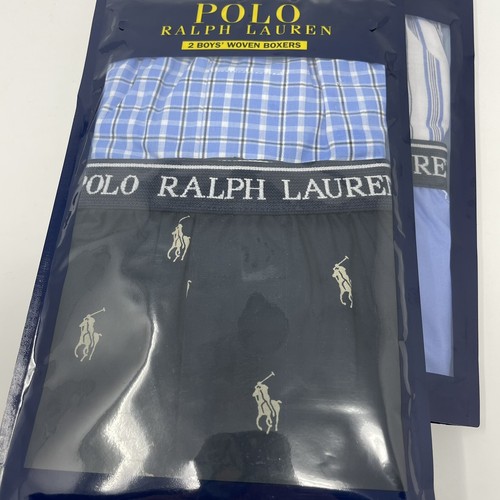Polo Ralph Lauren Boys XS Woven Cotton Boxers Underwear Lot of 2 Packs, 4 Pairs - Picture 3 of 6