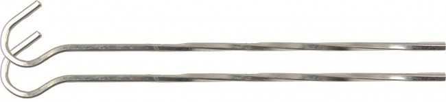 Highlander Pioli Da Tenda In Acciaio 24cm/9,5'' - Confezione 10 Pezzi - Campeggio Bushcraft