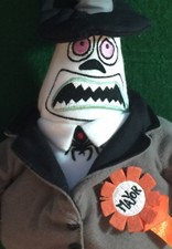 Disney Store USA 1990s Nightmare Before Christmas NMBC "MAYOR 8" Plush Bean Bag