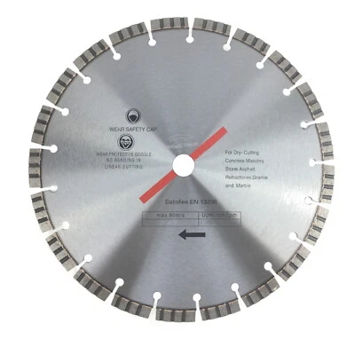 WEISCHER Diamanttrennscheibe Diamantscheibe TURBO 125, 230, 300, 350 mm Granit Beton