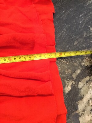 Jupe Rouge à Volants Maje - Taille 36/38, Modèle Jeseda, état Impeccable