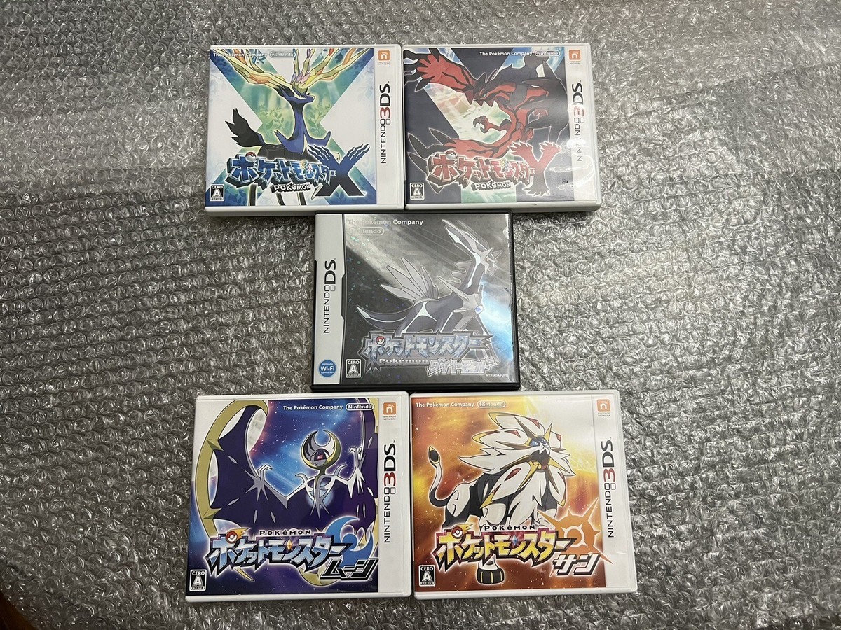 Pokemon X, Y, Diamond, Moon, Sun Nintendo DS/3DS Japanese