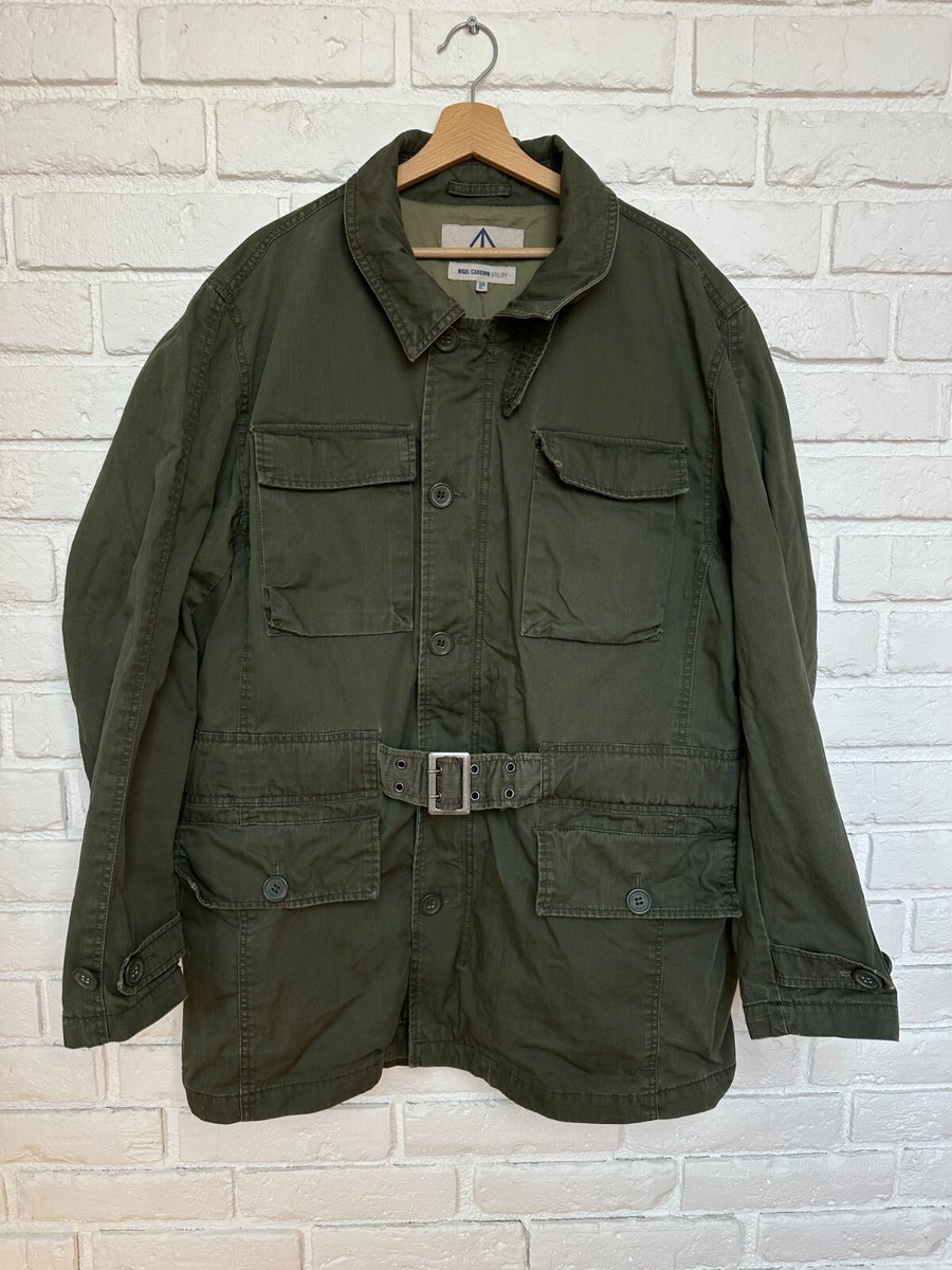 Nigel Cabourn PATCHED MILITARY JACKET