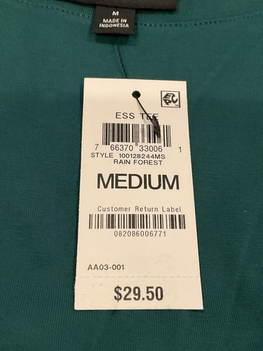 Top ALFANI, talla mediana, verde, ajustado con mangas cortas y cuello redondo. NUEVO. - Imagen 13 de 16