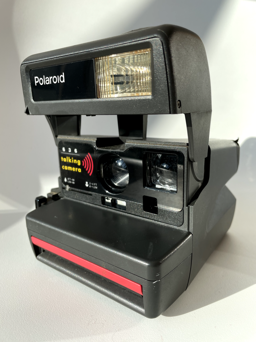 Rare Polaroid 636 Talking Instant Camera with Close-Up function
