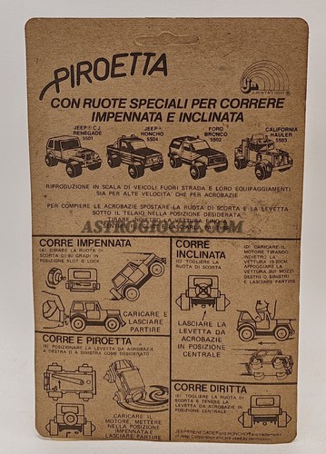 LJN TOYS PIROETTA JEEP RENEGADE FUORISTRADA VINTAGE 1982 NEW IN BOX ROUGH 4X4 r - Picture 2 of 6