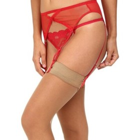 L' Agent Agent Provocateur Marinoa Suspender Garter Belt Red Size Large L085-45