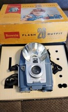 Vintage KODAK Brownie flash 20 with box  manual untested