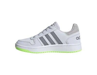 Adidas Hoops 2.0 Cmf Child Dash Grey / Grey / Signal Green EU 34