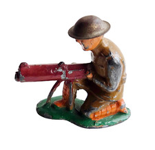 Barclay B9 No 701 Machine-Gunner, Kneeling with Red Machine Gun 3rd we have