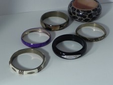 Lot of 6 Costume Jewelry Fashion Womens Bracelets Wristlets Bangles