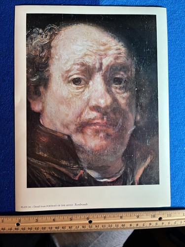 REMBRANDT Detail PORTRAIT OF THE ARTIST - Picture 2 of 2
