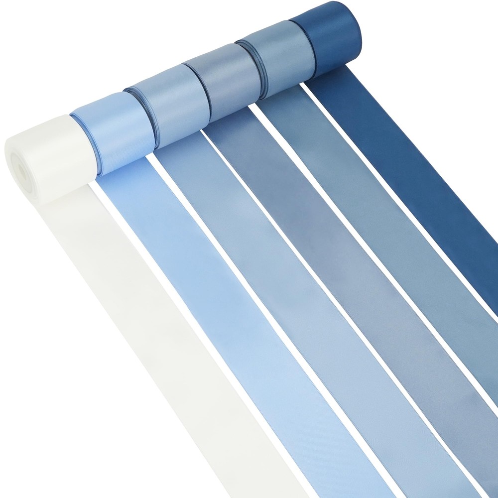 Dusty Blue French Blue Antique Blue Navy Light Blue 1-1/2 Inch Blue Ribbon