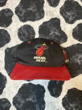 Vintage Miami Heat NBA G Caps Snapback Hat Logo 90s