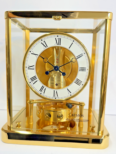 Zz Jaeger LeCoultre ATMOS "Elysée" Uhr Kaliber 540 vergoldet, Top! - Bild 2 von 17