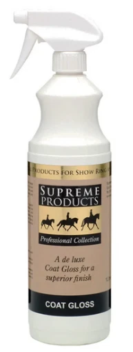 Supreme Products manteau brillant pulvérisation cheval facile à toiletter brillant brillance 750 ml 1L 5L