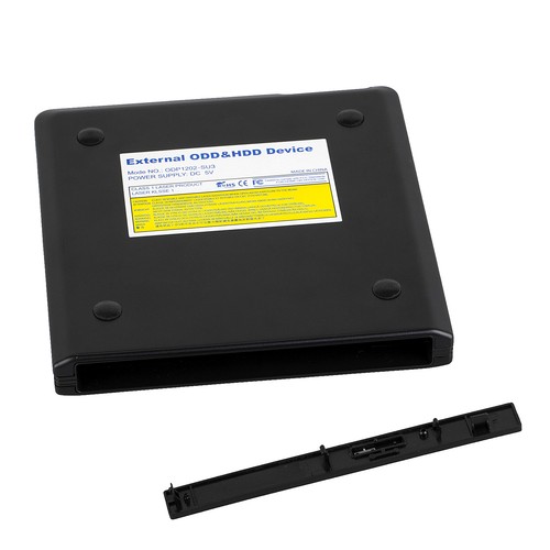 Boîtier de lecteur DVD USB 3.0 étui pour lecteur optique interne SATA 12,7 mm caddie - Photo 6/8