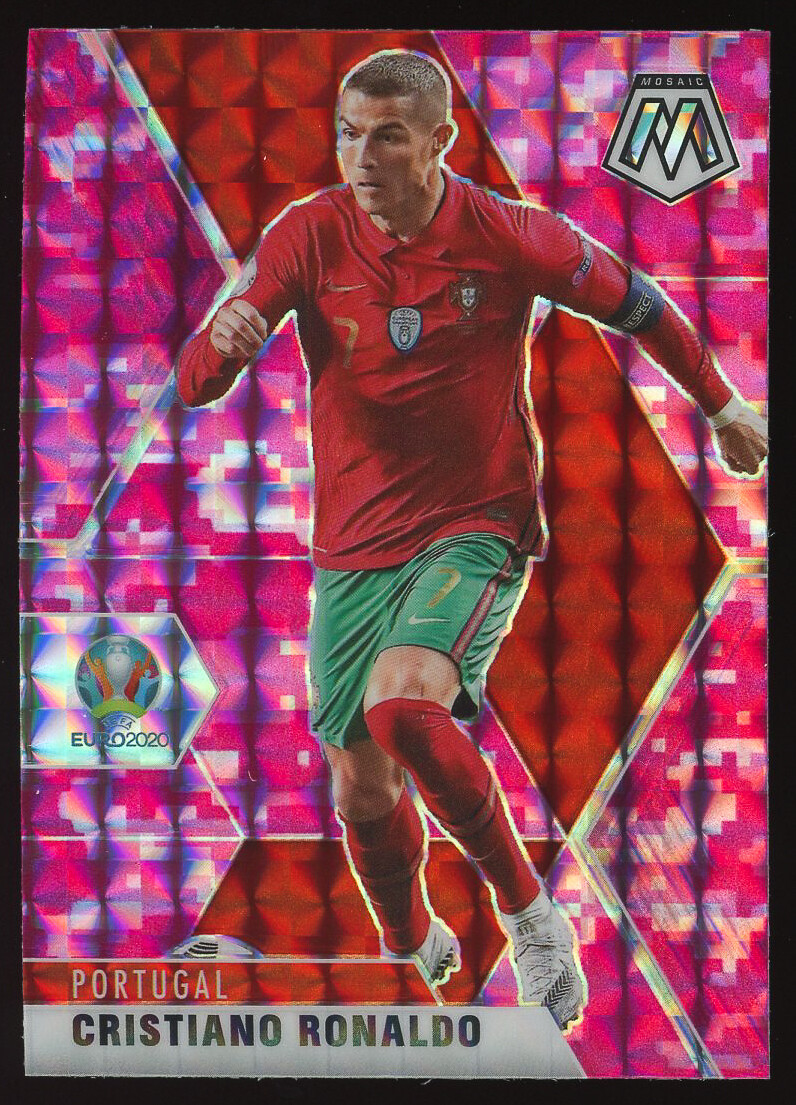 2020-21 Mosaic UEFA Euro #160 Cristiano Ronaldo Camo Pink (C01)