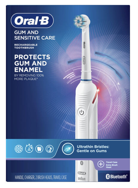 Oral-B Gum and Sensitive Care Rechargeable Toothbrush with Bluetooth